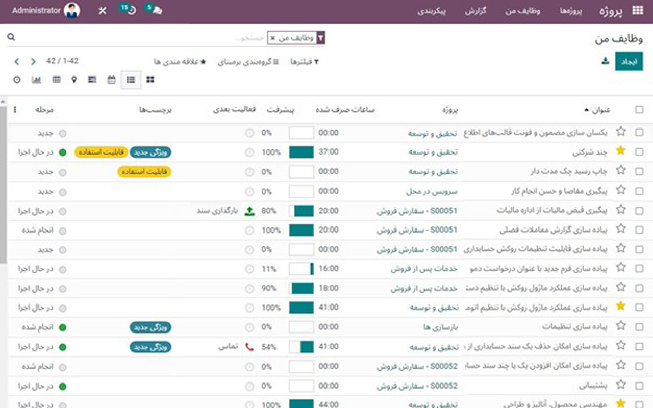 #odoo #artadoo #ERP #helpdesk #project اودوو_فارسی #اودو #آرتادوو #اودوو #آرتادو #اودوو_فارسی #اودوو_ایرانی # پروژه#